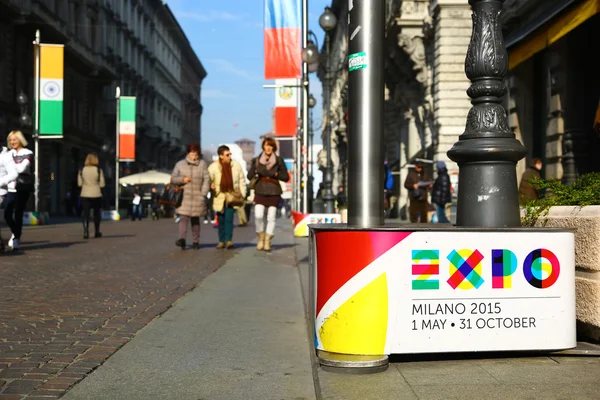 Milan będzie gospodarzem Expo 2015 — Zdjęcie stockowe