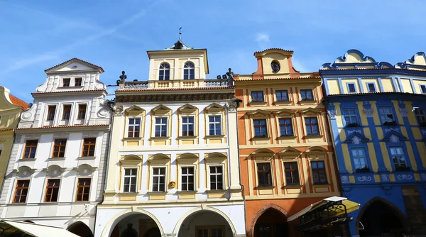 Casas multicolores de Praga — Foto de Stock