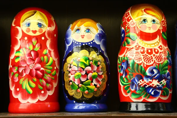Ruské panenky vnoření v Praze — Stock fotografie