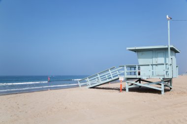 Santa monica beach cankurtaran Kulesi