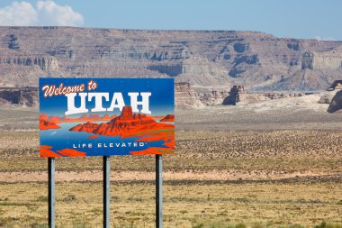 Utah billboard Hoşgeldiniz