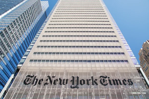 Le bâtiment du New York Times — Photo