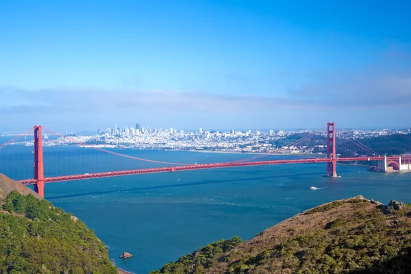 Ολόκληρο Golden Gate και San Francisco — Φωτογραφία Αρχείου