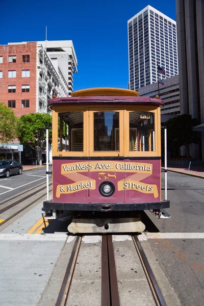 Seilbahn in San Francisco — Stockfoto