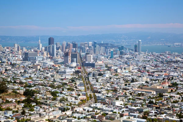 白天的 San Francisco 天际线 — 图库照片