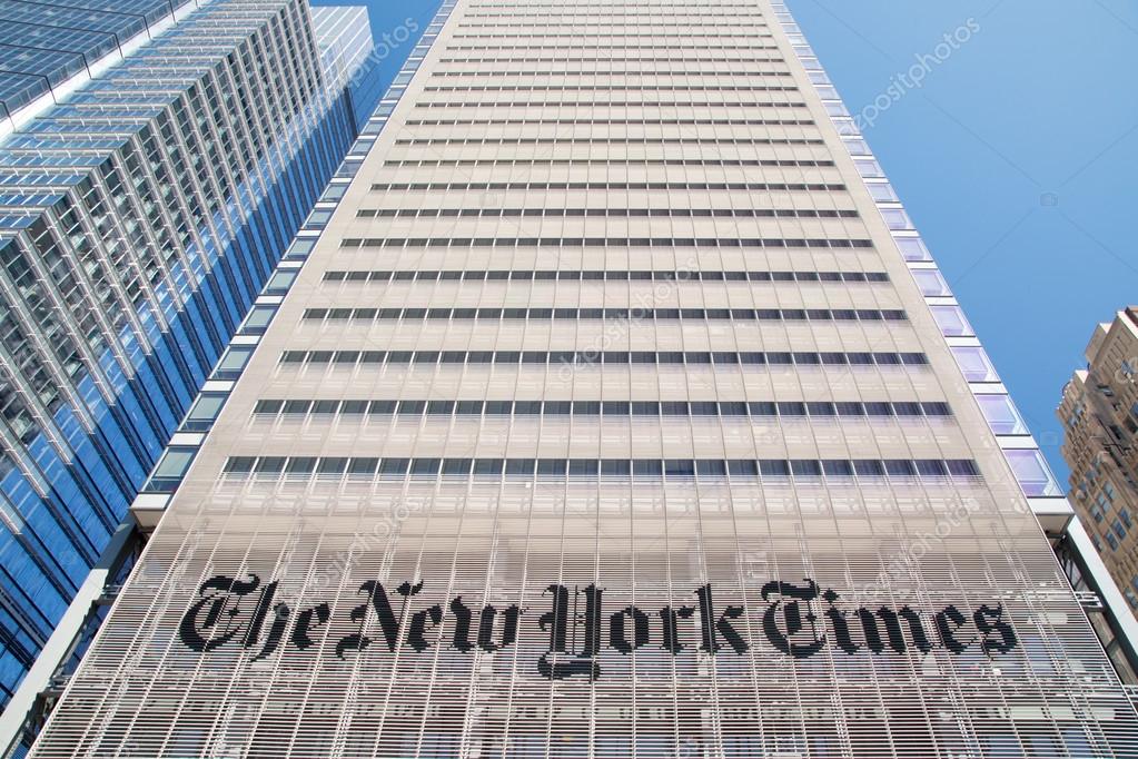 NEW YORK, USA - 3, AUGUST 2013: The New York Times building on 3th of August in New York, USA