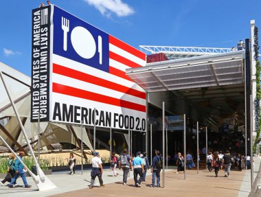 Giriş Expo 2015 yılında Amerikan Pavyonu