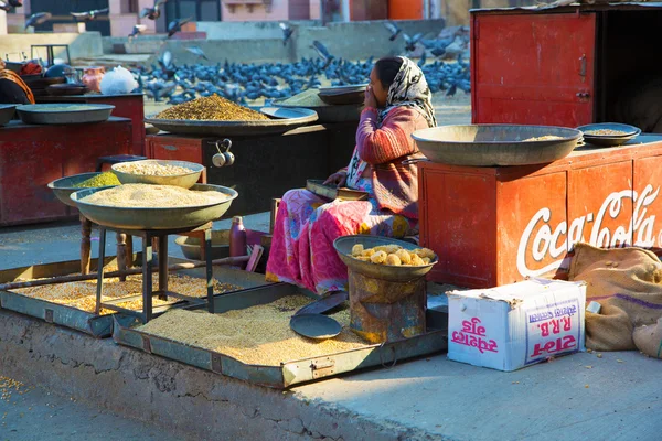 Vendedor de rua em Jaipur — Fotografia de Stock