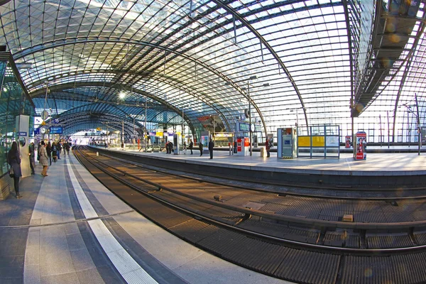 Upper level of central station in Berlin — Stock Photo, Image