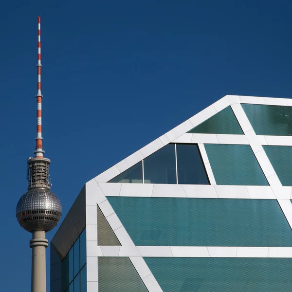 Arkitekturen i centrala Berlin — Stockfoto