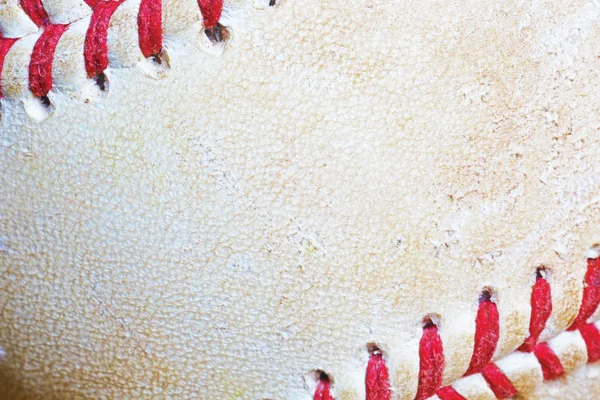 Close-up de um Baseball usado — Fotografia de Stock