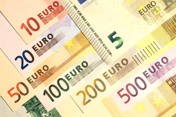 Hintergrund der Euro-Banknoten — Stockfoto