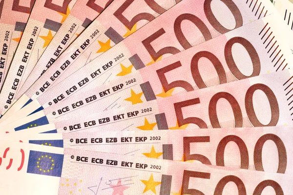 Bankbiljetten van 500 euro — Stockfoto