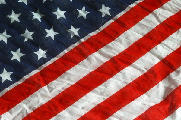 Bandeira americana revista — Fotografia de Stock