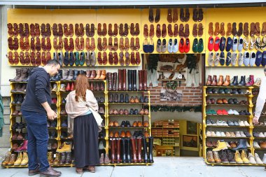 Shoe store in Florence clipart
