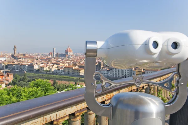 Binocular for tourists in Florence — Stock Photo, Image