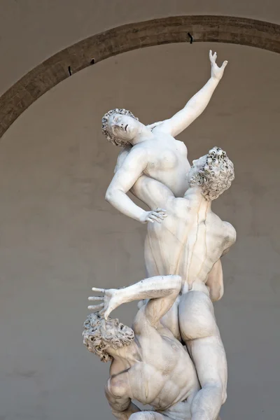 Standbeeld in piazza della signoria — Stockfoto