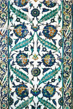 Topkapı Sarayı İstanbul 'un handpainted fayans