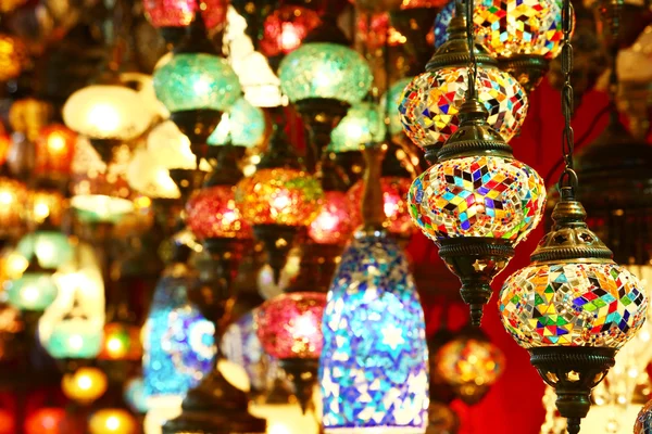 Luzes turcas em Grand Bazaar — Fotografia de Stock