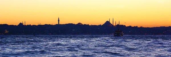 Famoso paisaje urbano de Estambul —  Fotos de Stock