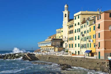 Boccadasse eski binalar