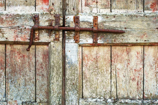 Porta vecchia intemperie — Foto Stock