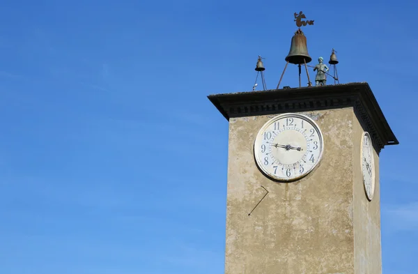 Clock tower in Orvieto, Italy — Stock Photo, Image