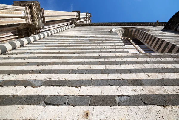 Parede lateral da catedral de Orvieto — Fotografia de Stock