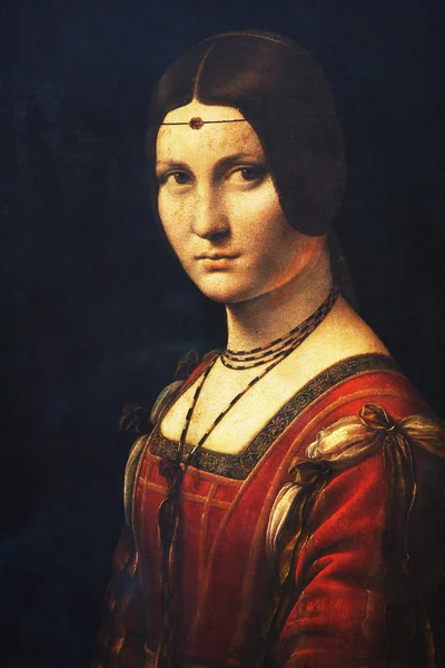 Leonardo da Vinci 유명한 그림 — 스톡 사진