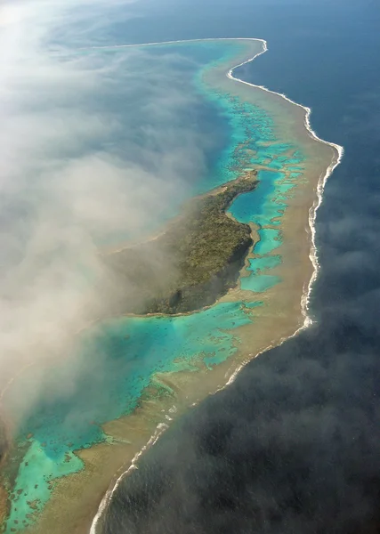 Barreira de recifes de ilhas fijianas — Fotografia de Stock