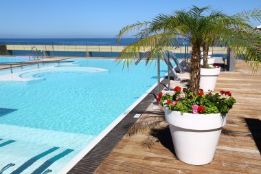 Okyanus Manzaralı Yüzme Havuzu