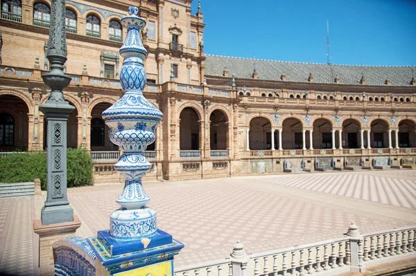 Plaza de España i sevilla — Stockfoto