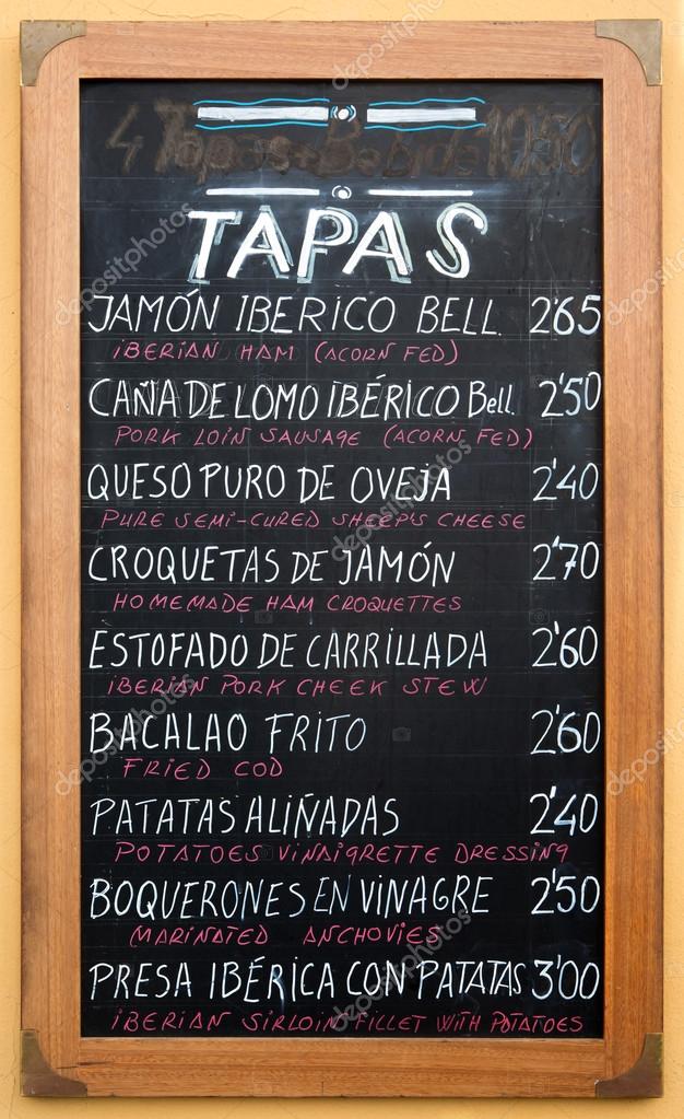 Spanish Tapas Menu spanish-tapas-menu