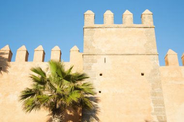 Stone wall of Kasbah