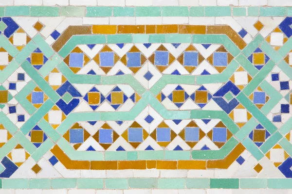 Mosaico marroquino multicolorido — Fotografia de Stock