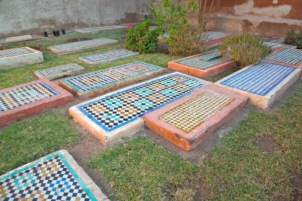 Saadian τάφοι με πολύχρωμα πλακίδια — Φωτογραφία Αρχείου
