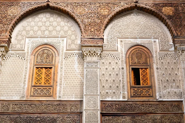 Walls of ancient moroccan building — Stock Photo, Image