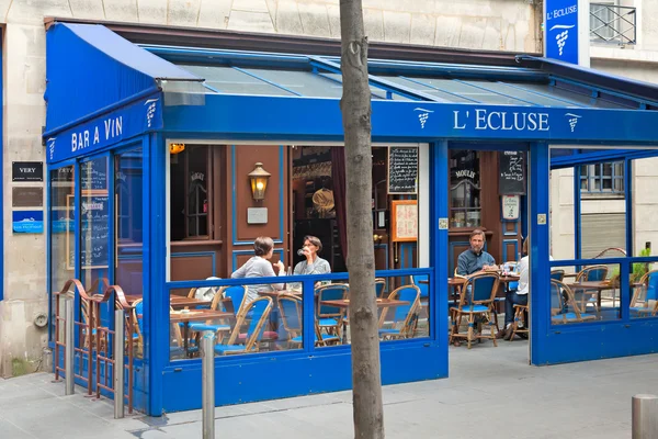 Autentiska bar i Paris — Stockfoto