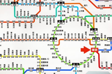 Tokyo Metro haritası
