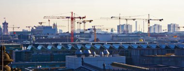 Berlin'de binalar inşaat