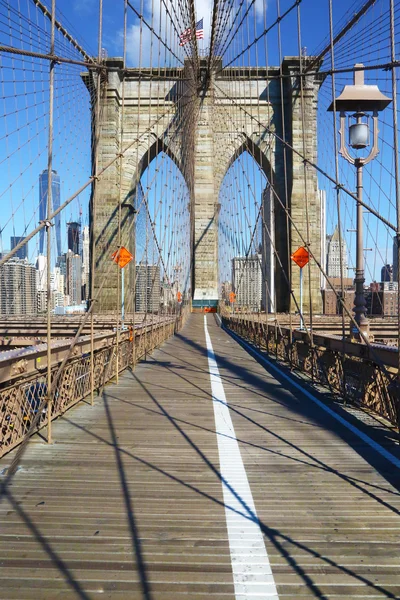 Brooklyn Bridge in New York — Stock Photo, Image