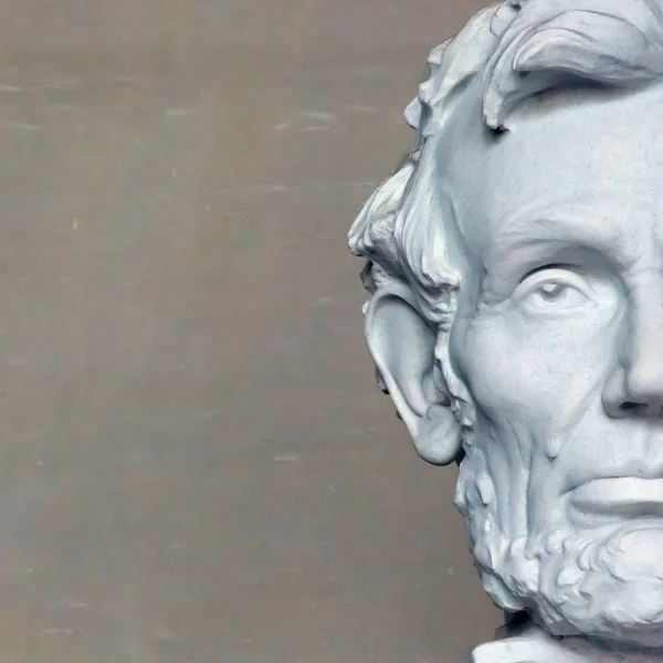 Hoofd van Lincoln in Washington — Stockfoto