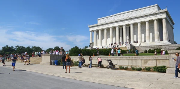 在华盛顿的林肯纪念堂 — 图库照片