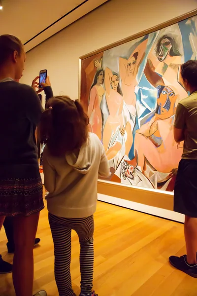 在 Moma 毕加索的画 — 图库照片