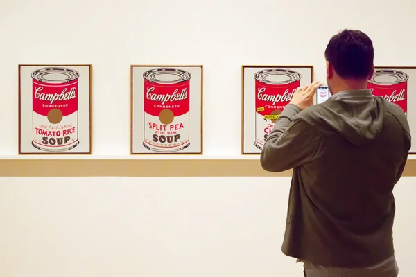 Pinturas de Andy Warhol — Foto de Stock