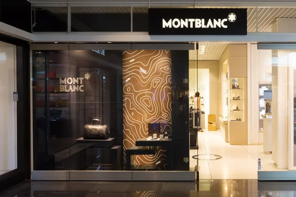 Montblanc магазин в аеропорту Мюнхена — стокове фото