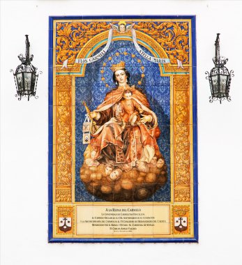Meryem Ana azulejos boyalı