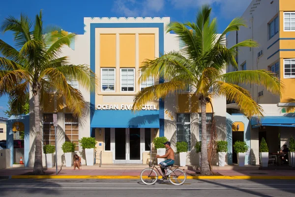 Ocean Five hotel di Miami Beach, Florida — Stok Foto