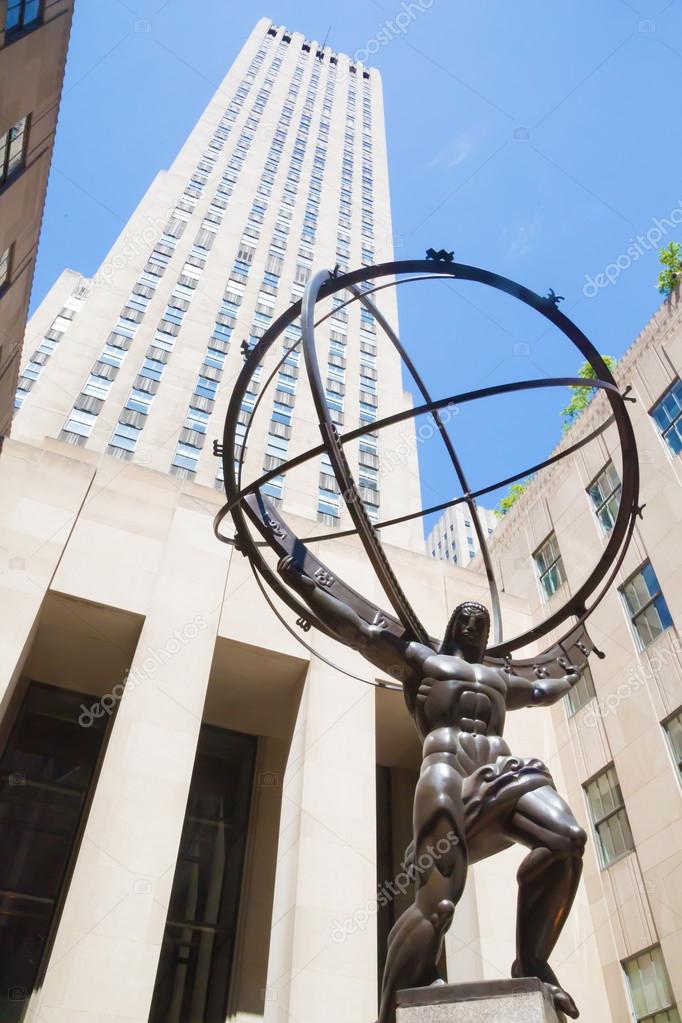 Atlas Statue in Rockefeller Center, New York – Stock Editorial Photo ©  toucanet #97339238