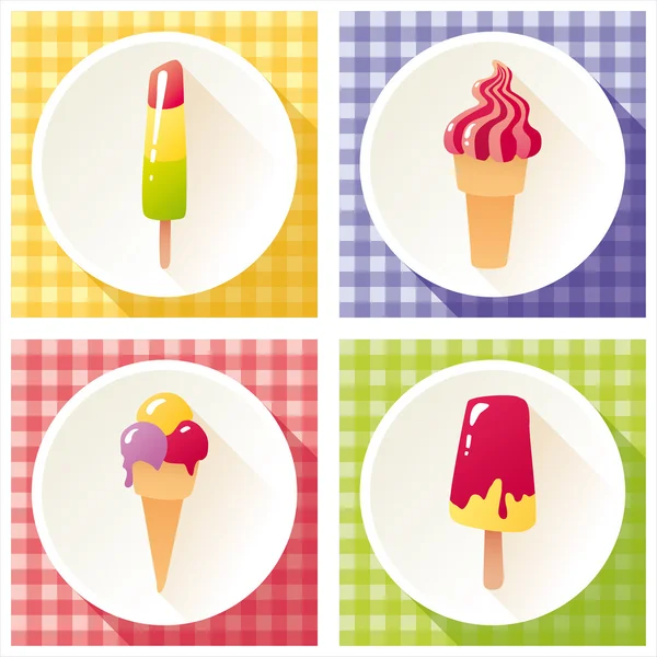 Ice-cream — Stock Vector